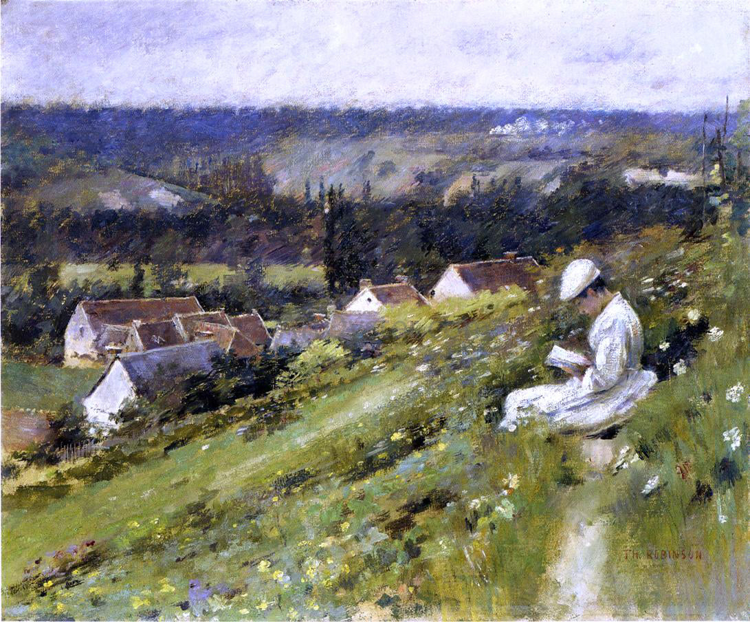 Theodore Robinson Val d'Arconville - Canvas Print