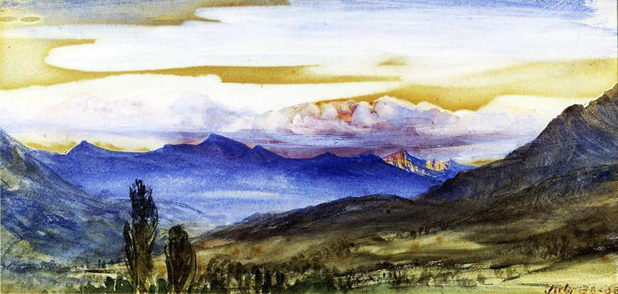 John Brett ARA Val di Cogne, Switzerland - Canvas Print