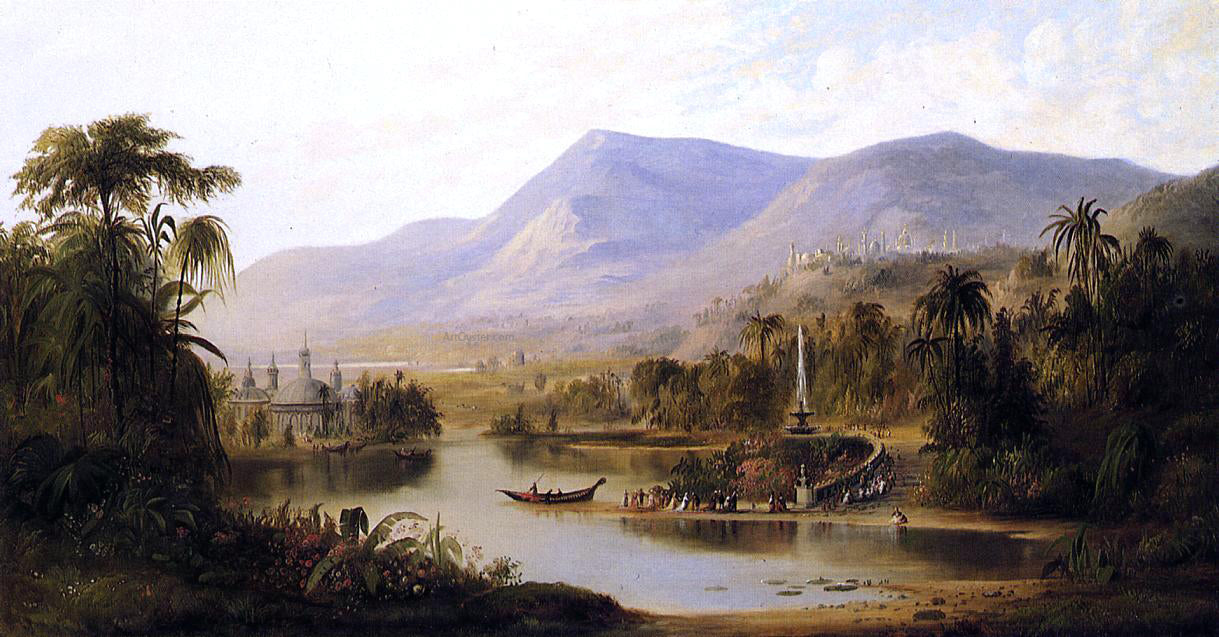 Robert Scott Duncanson Vale of Kashmir - Canvas Print