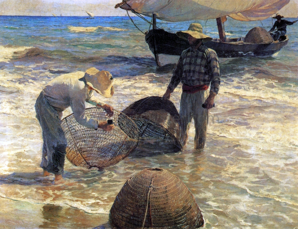 Joaquin Sorolla Y Bastida Valencian Fishermen - Canvas Print