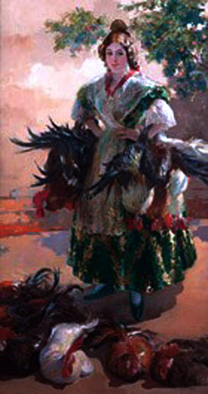 Julio Vila Prades Valenciana - Canvas Print