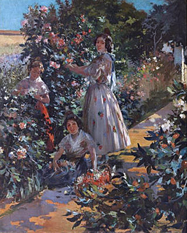 Julio Vila Prades Valencianas - Canvas Print