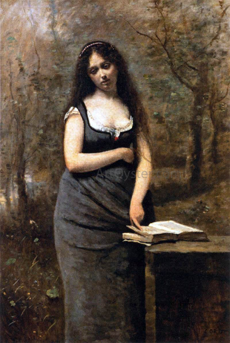 Jean-Baptiste-Camille Corot Valleda - Canvas Print