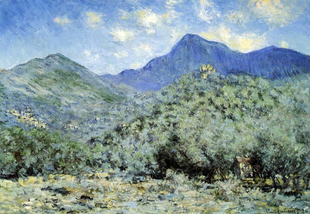 Claude Oscar Monet Valle Bouna near Bordighera - Canvas Print