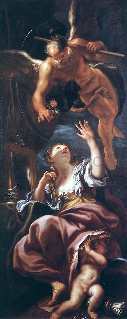 Domenico Piola Vanity - Canvas Print