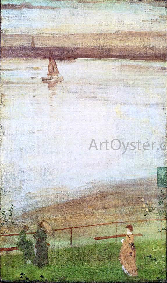 James McNeill Whistler Variations in Violet and Green - Canvas Print