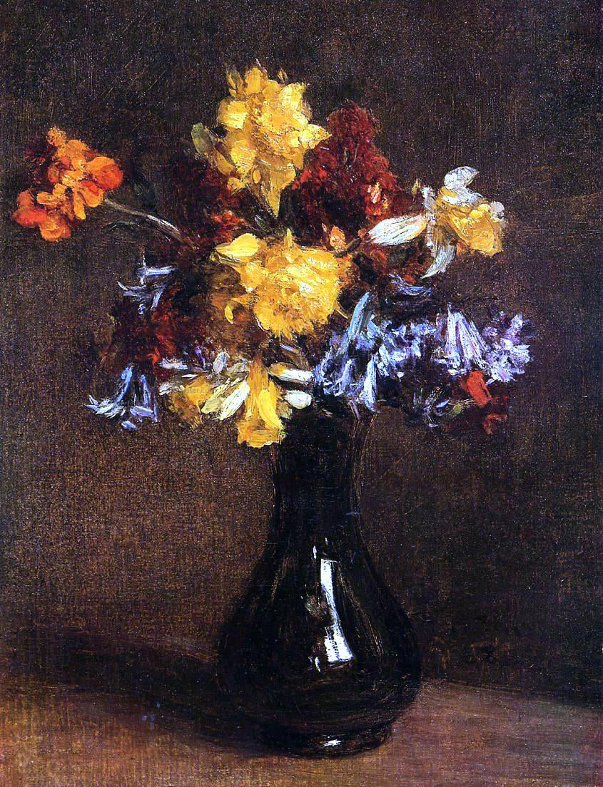 Henri Fantin-Latour Vase of Flowers - Canvas Print