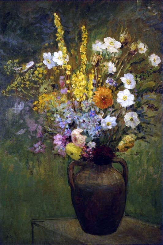 Henri Lebasque Vase of flowers - Canvas Print