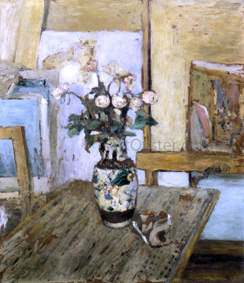 Edouard Vuillard Vase of Flowers - Canvas Print