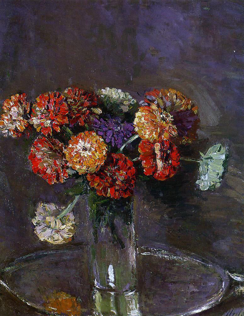 Paul Cesar Helleu Vase of Flowers - Canvas Print