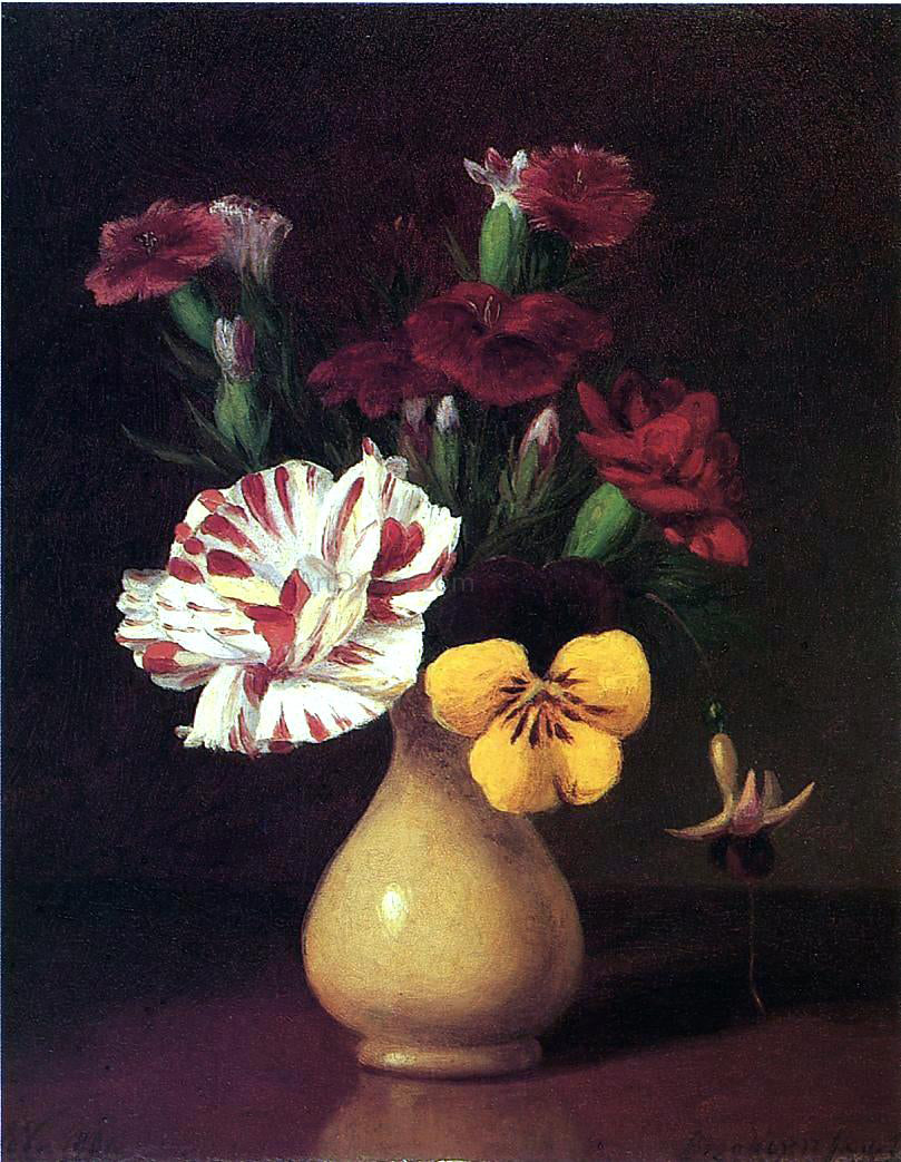 John Williamson Vase of Flowers - Canvas Print