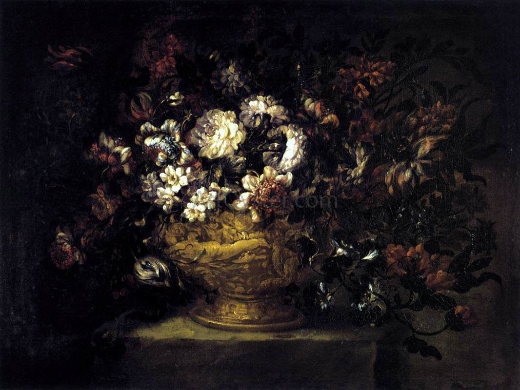 Gabriel De La Corte Vase of Flowers - Canvas Print