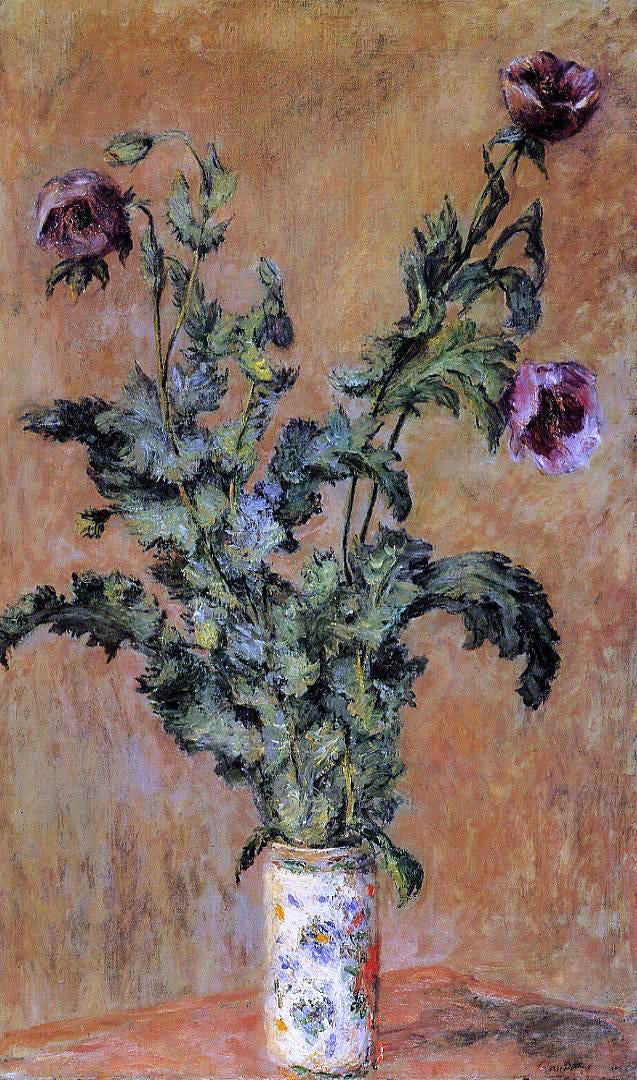 Claude Oscar Monet Vase of Poppies - Canvas Print