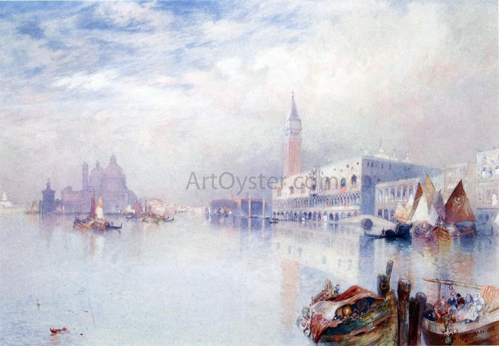 Thomas Moran Venetial Scene - Canvas Print