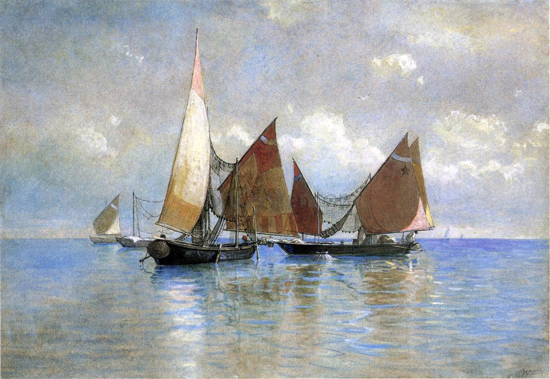 William Stanley Haseltine Venetian Fishing Boats - Canvas Print