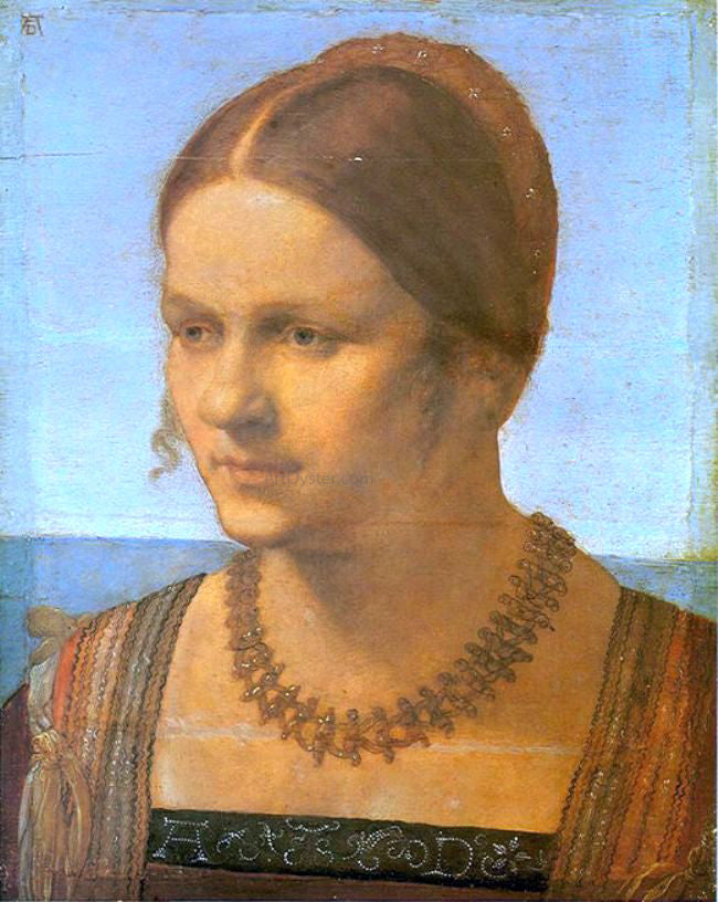 Albrecht Durer Venetian Lady - Canvas Print
