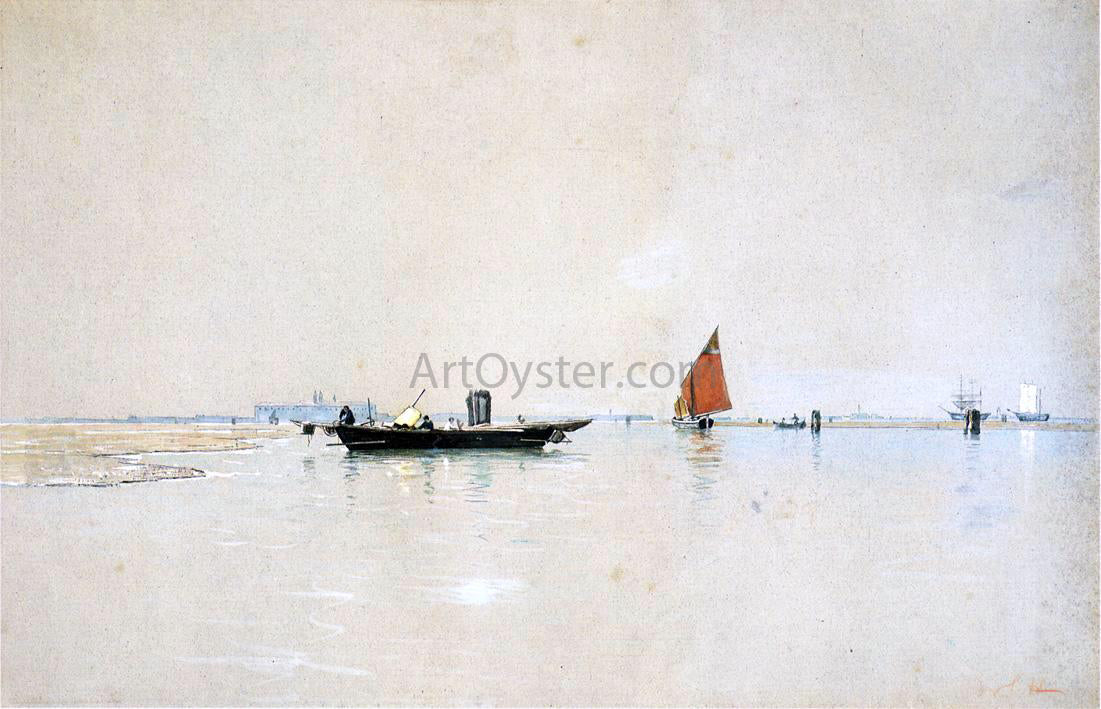 William Stanley Haseltine Venetian Lagoon - Canvas Print