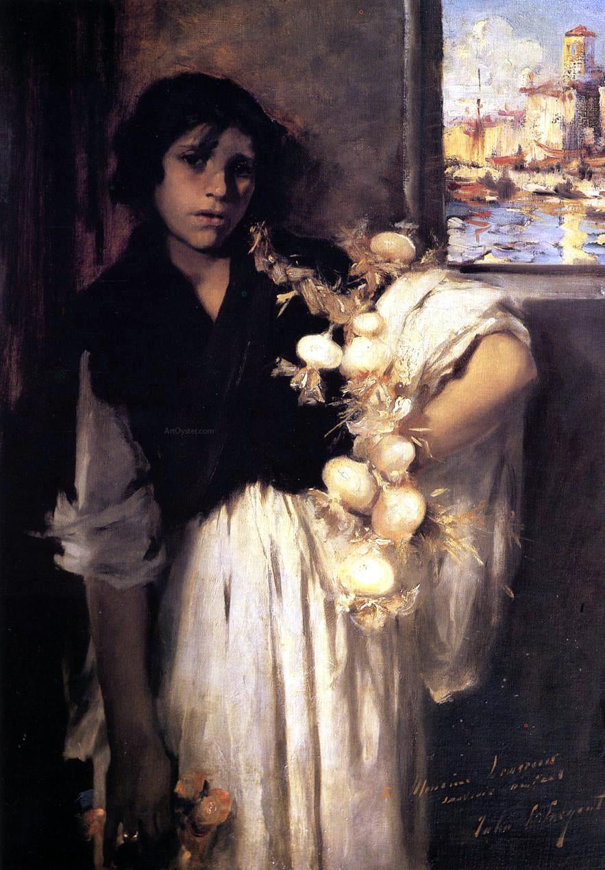 John Singer Sargent Venetian Onion Seller - Canvas Print