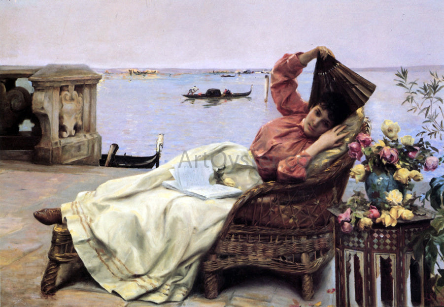 Julius LeBlanc Stewart Venetian Veranda - Canvas Print