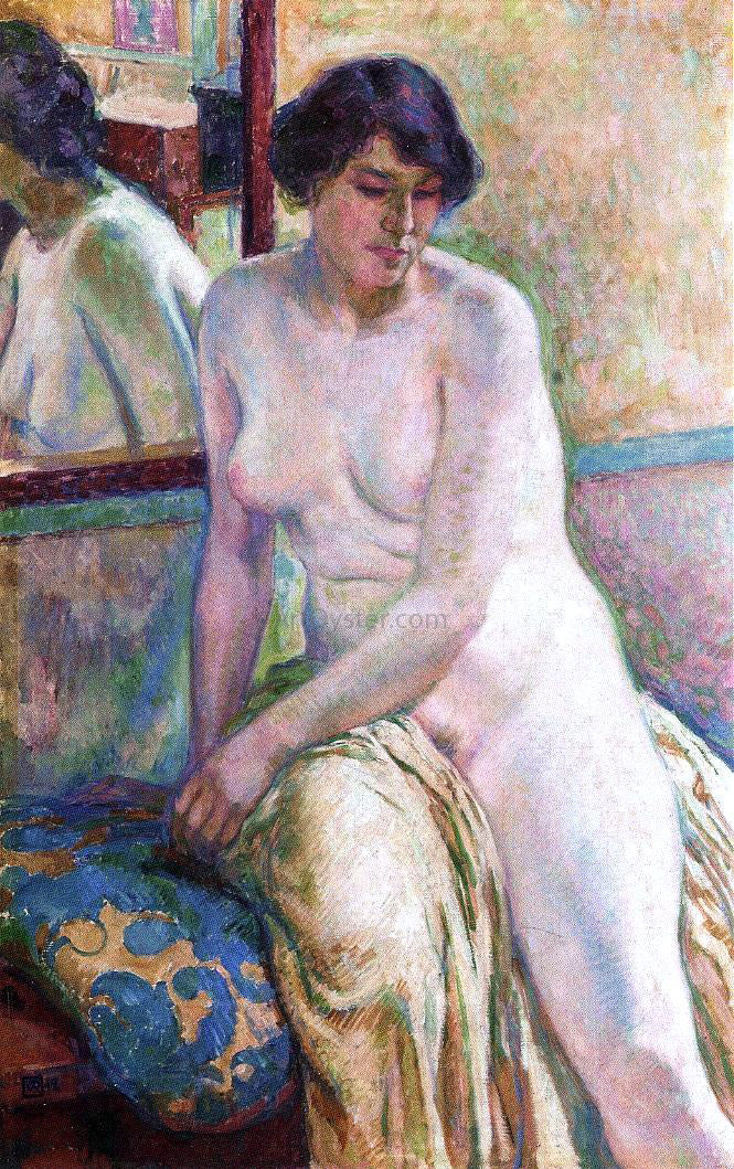 Theo Van Rysselberghe Venetian Woman, I (also known as Marcella) - Canvas Print