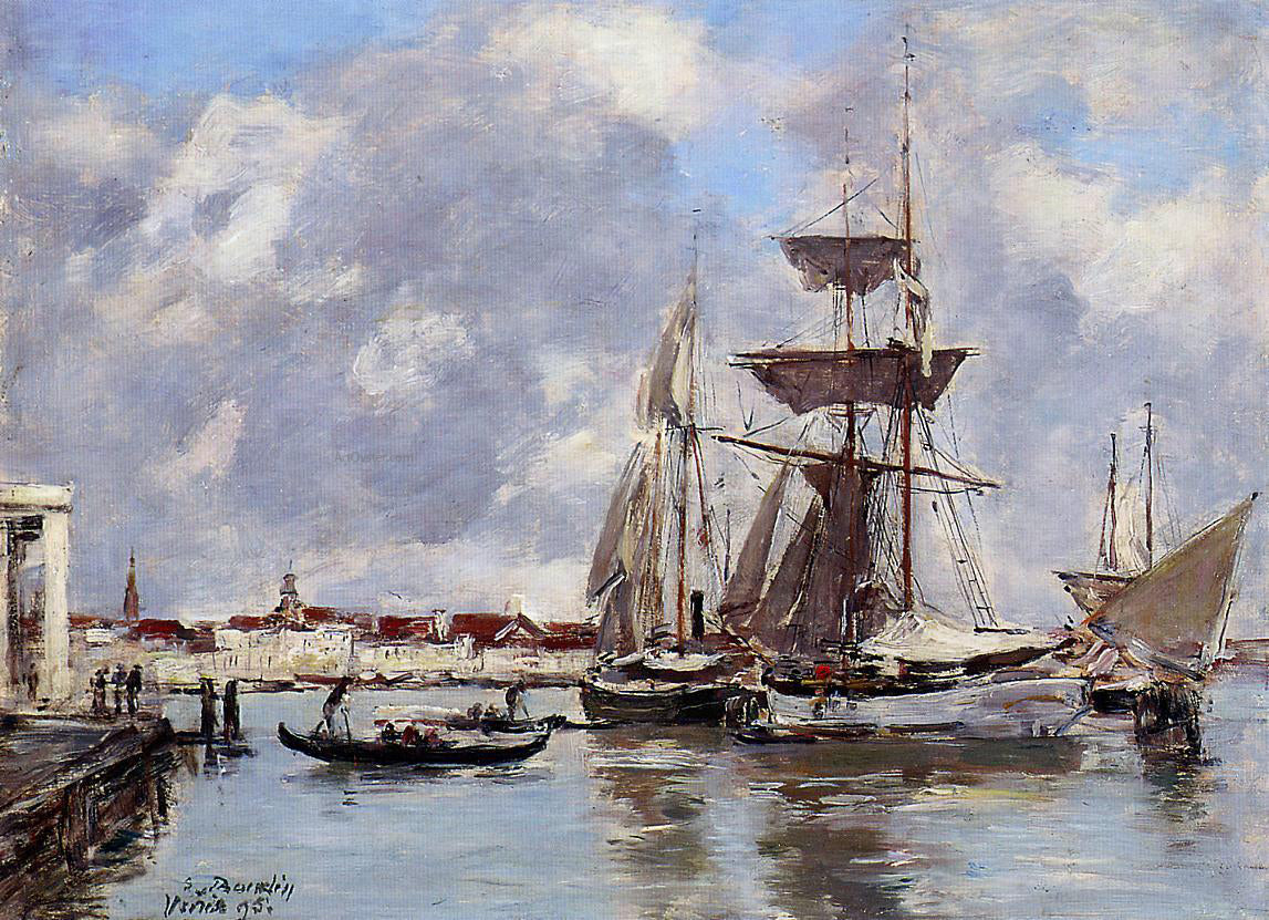 Eugene-Louis Boudin Venice - Canvas Print