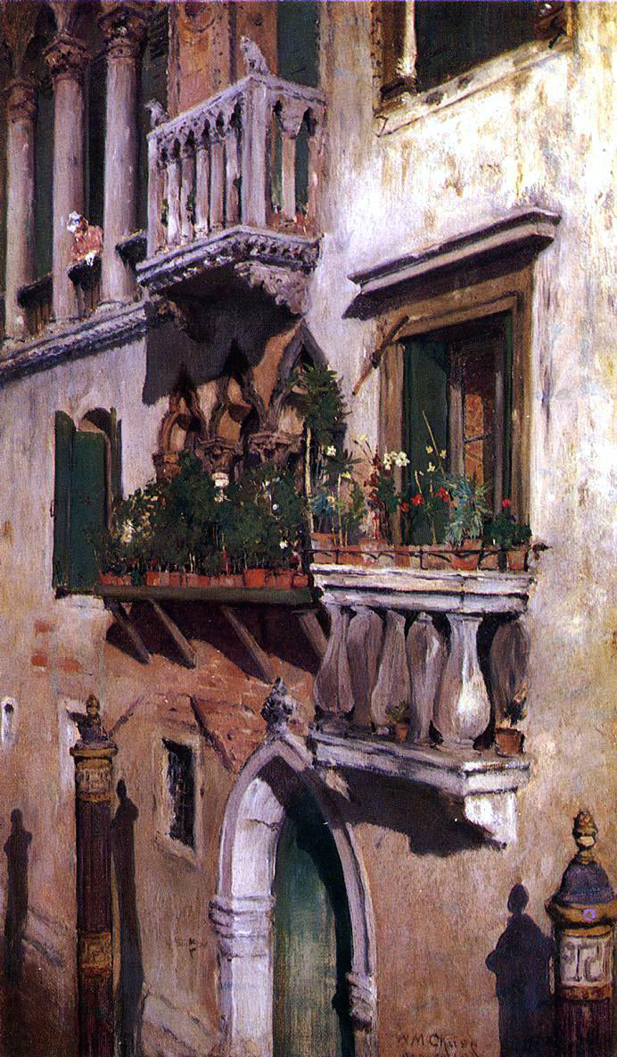 William Merritt Chase Venice - Canvas Print