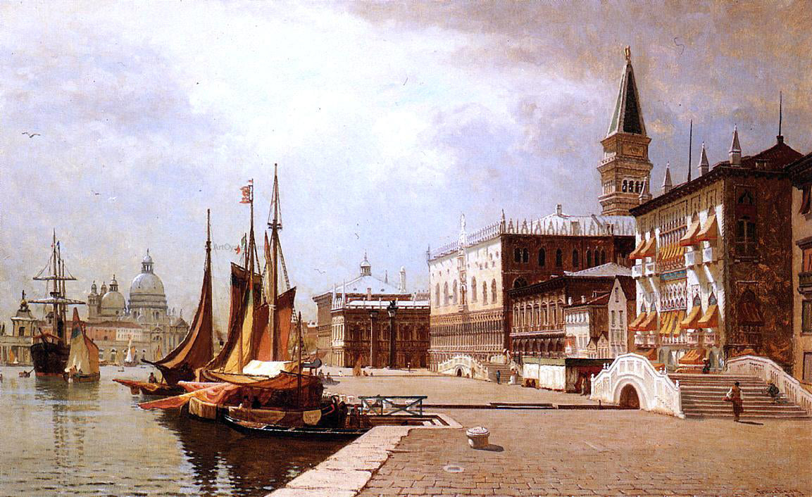 John Joseph Enneking Venice at Midday - Canvas Print
