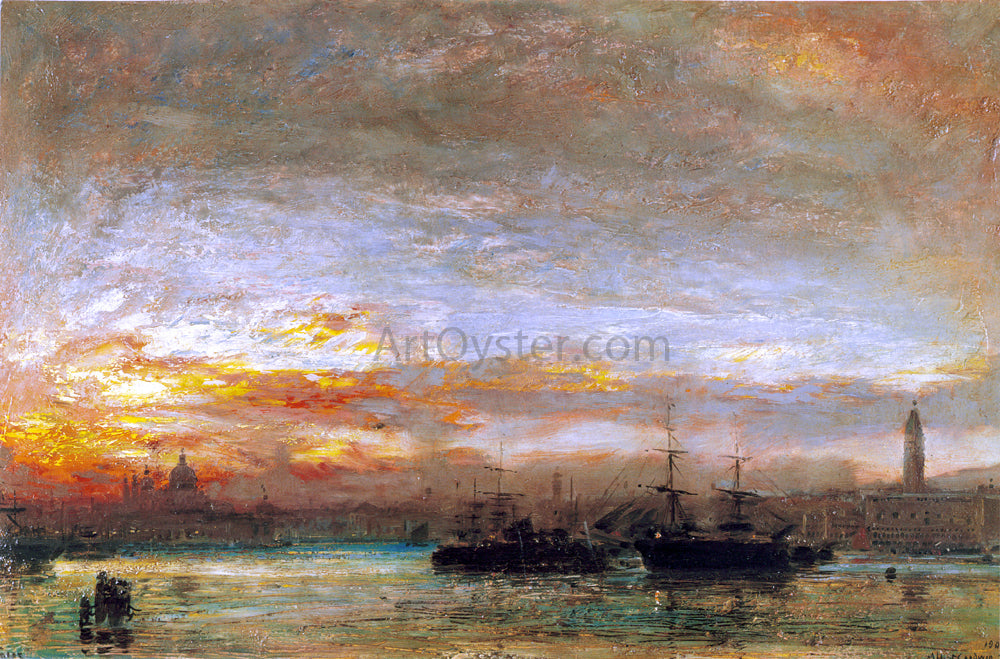 Albert Goodwin Venice - Canvas Print