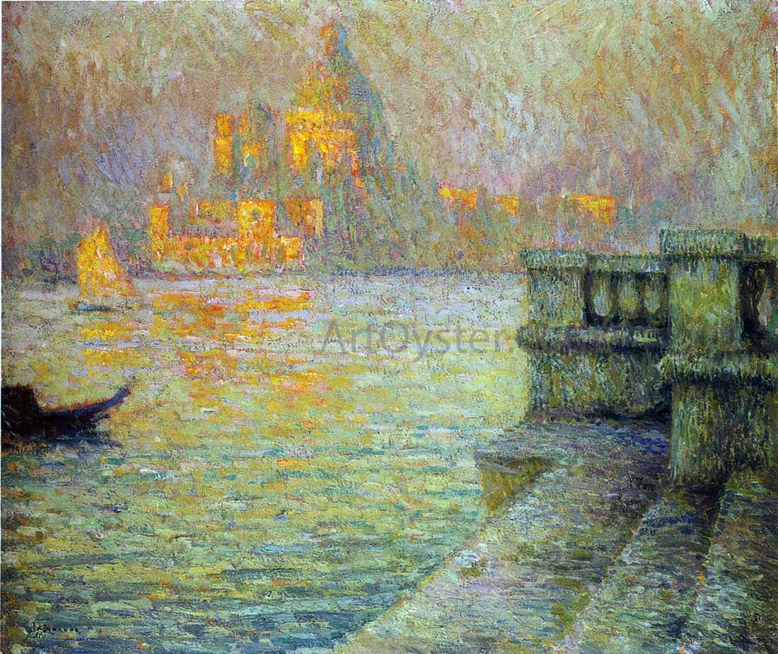 Henri Le Sidaner Venice in the Afternoon - Canvas Print