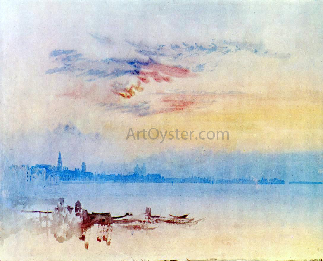 Joseph William Turner Venice, Looking East from the Guidecca: Sunrise - Canvas Print