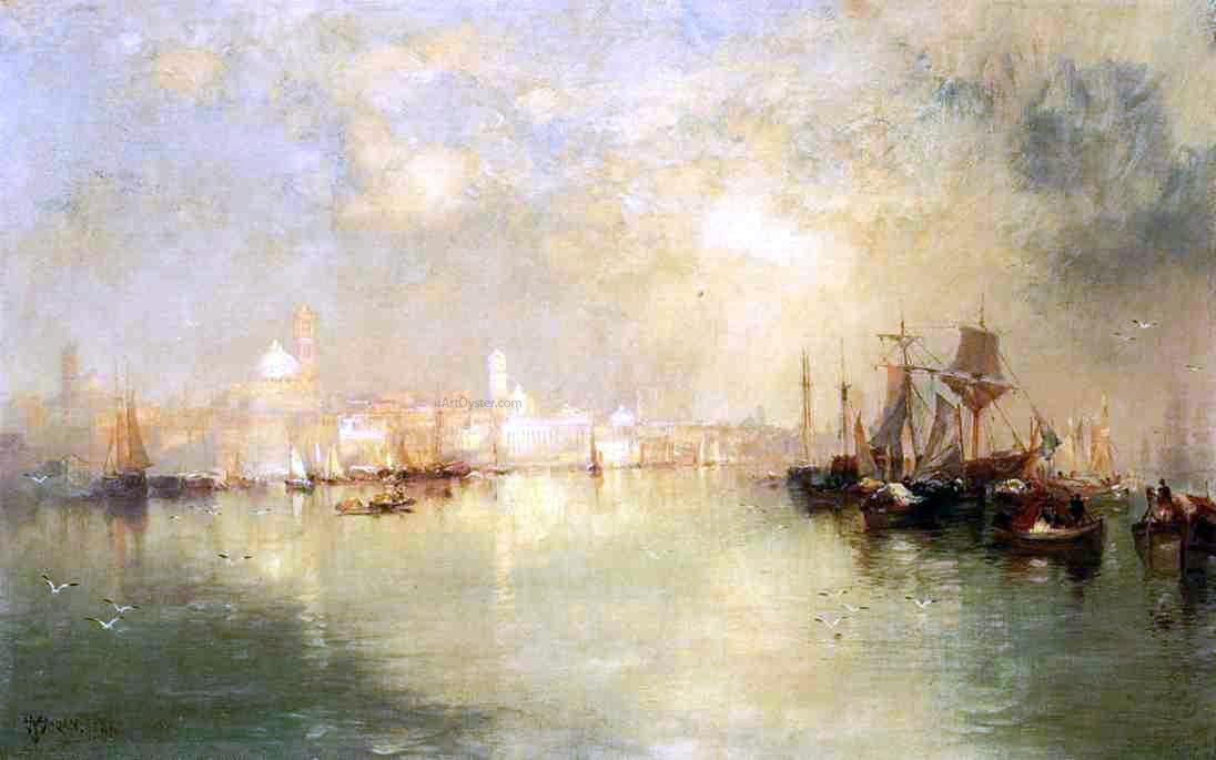 Thomas Moran Venice: Reminiscence of Vera Cruz, Mexico - Canvas Print