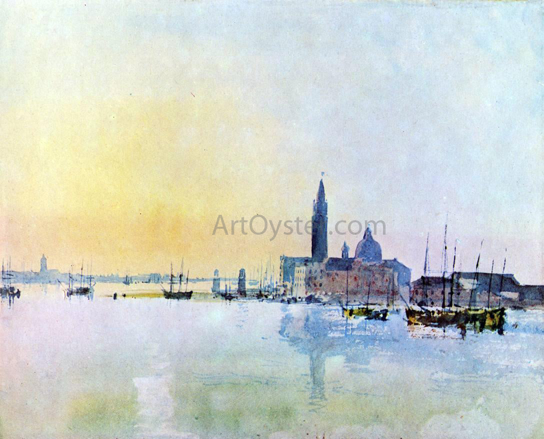 Joseph William Turner Venice, San Guirgio from the Dogana: Sunrise - Canvas Print