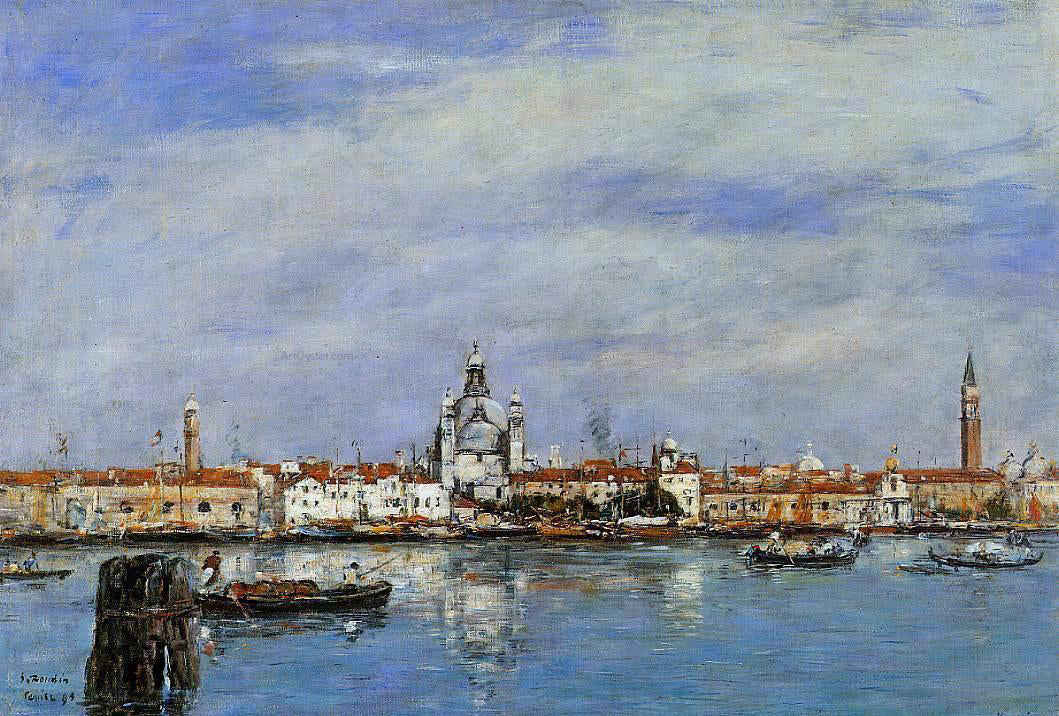 Eugene-Louis Boudin Venice, the Grand Canal - Canvas Print