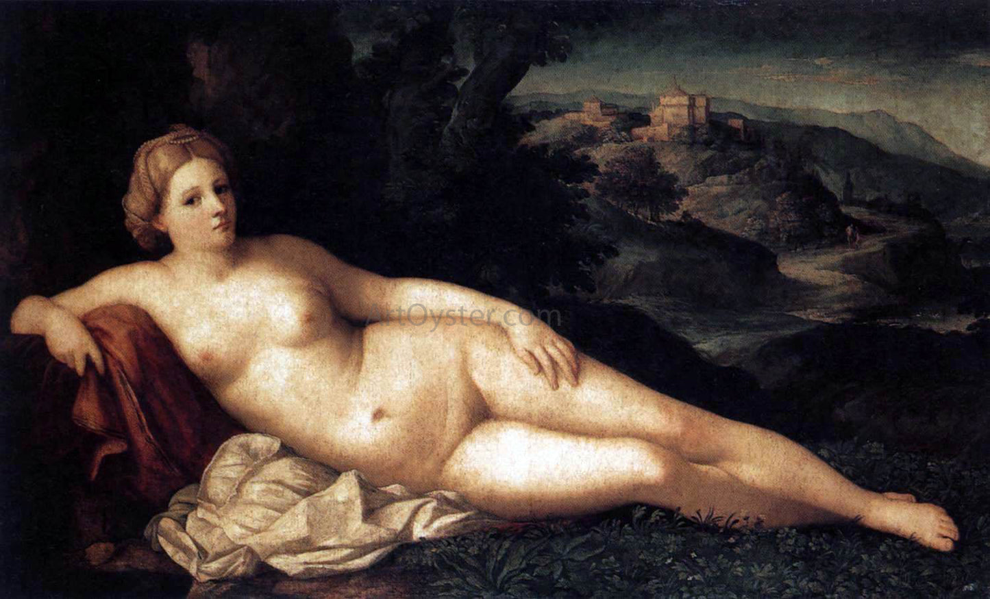 Palma Vecchio Venus - Canvas Print