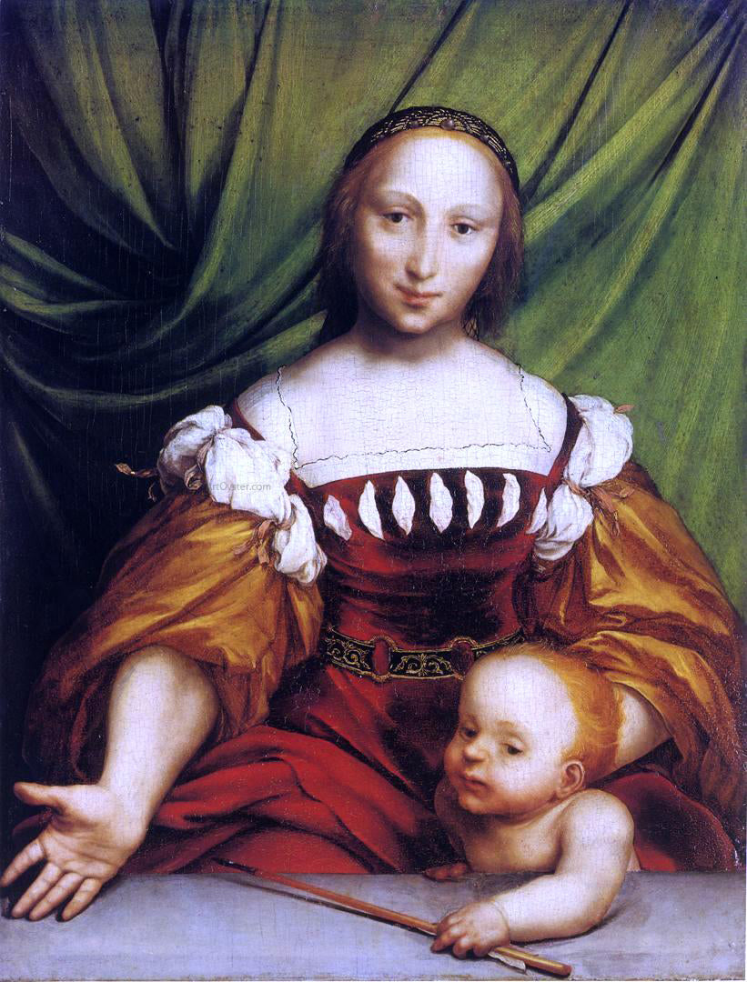 The Younger Hans Holbein Venus and Amor - Canvas Print