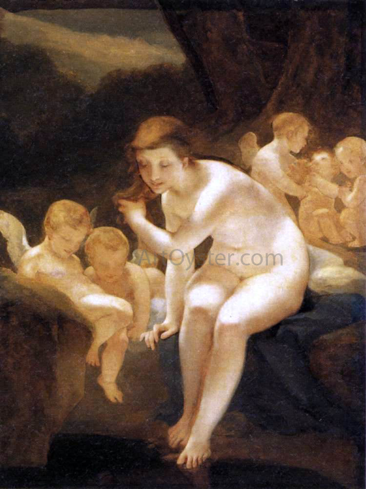 Pierre Paul Prudhon Venus Bathing - Canvas Print