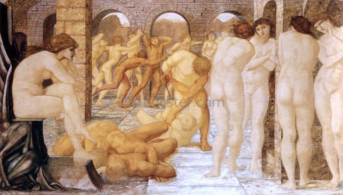 Sir Edward Burne-Jones Venus Discordia - Canvas Print