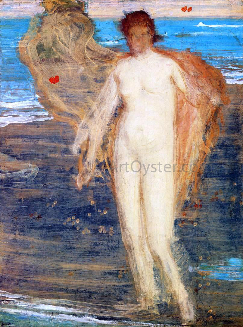 James McNeill Whistler Venus with Organist - Canvas Print