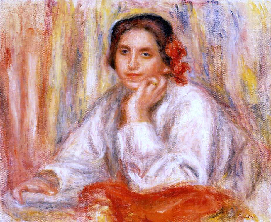 Pierre Auguste Renoir Vera Sertine Renoir - Canvas Print