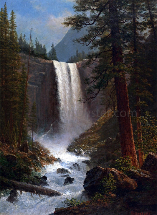 Albert Bierstadt Vernal Falls - Canvas Print