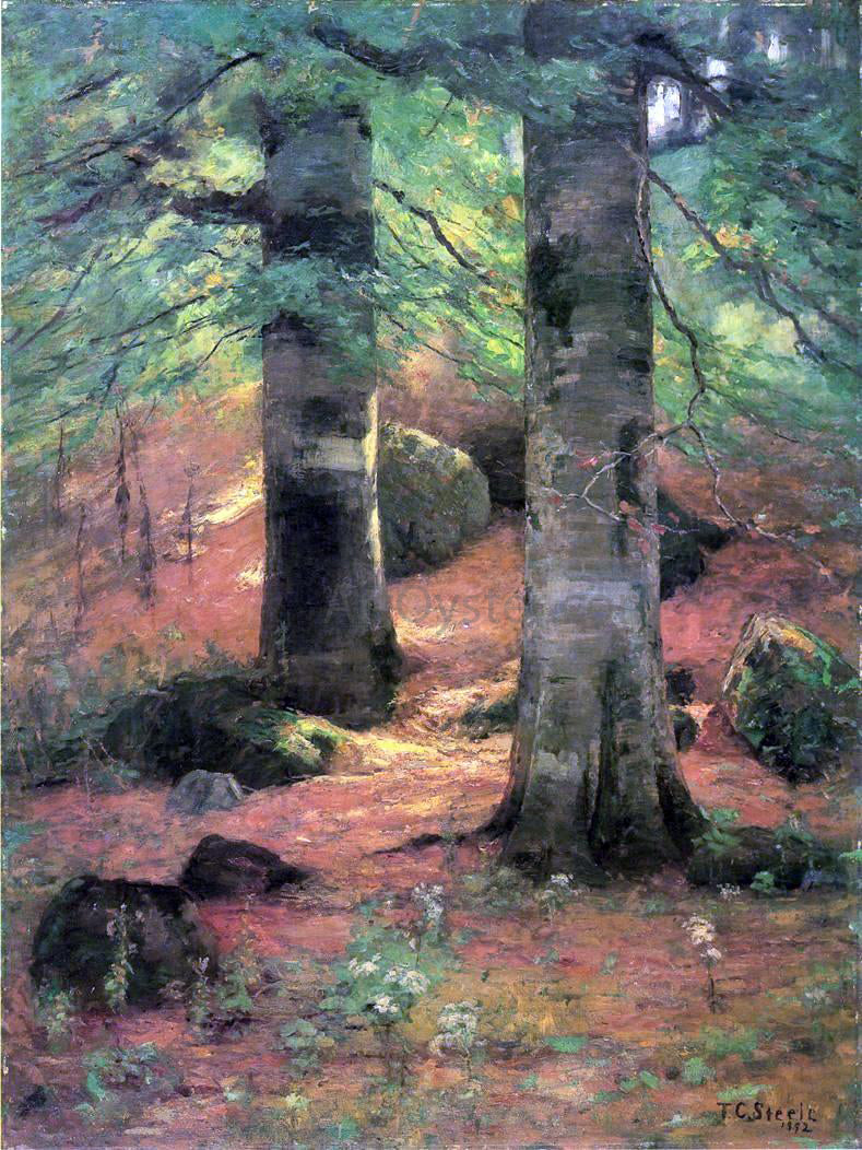 Theodore Clement Steele Vernon Beeches - Canvas Print