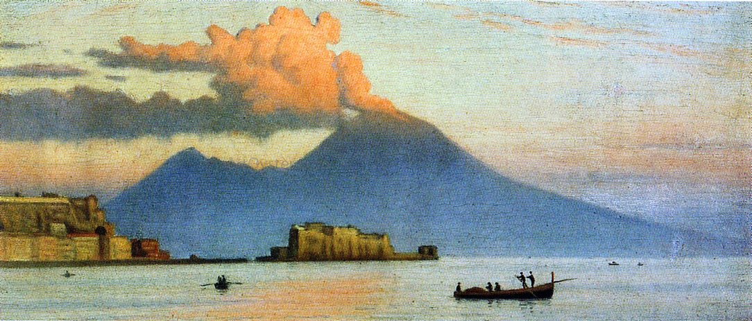 Ernest Wadsworth Longfellow Vesuvius Before Eruption - Canvas Print