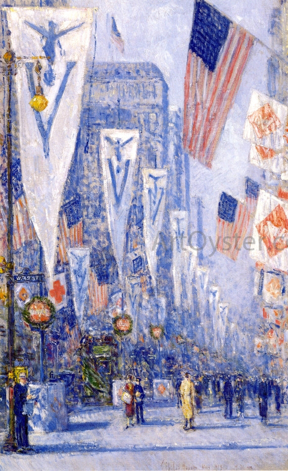 Frederick Childe Hassam Victory Day, May 1919 - Canvas Print