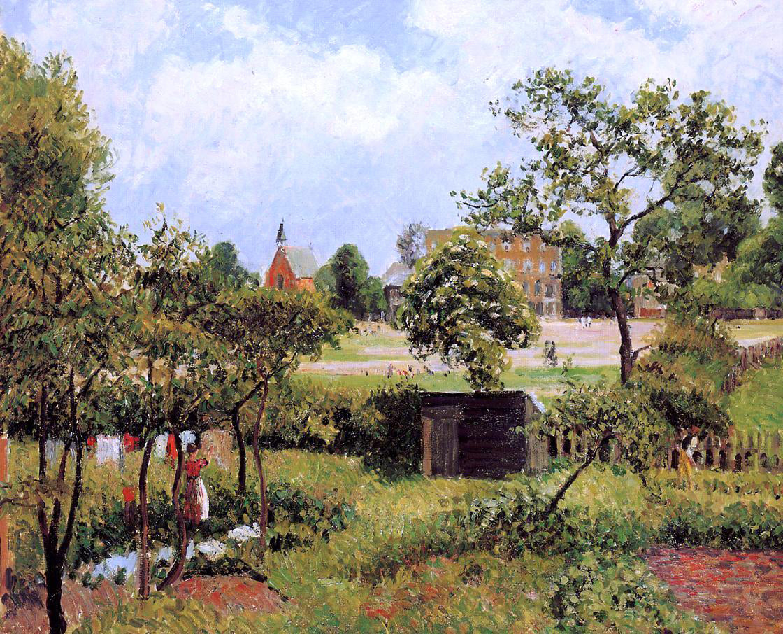 Camille Pissarro View Across Stamford Brook Common - Canvas Print