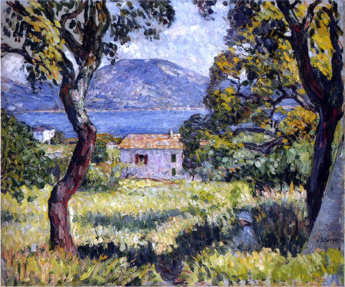 Henri Lebasque View at Esterel - Canvas Print