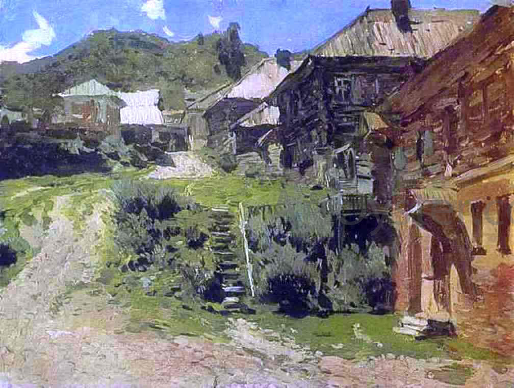 Isaac Ilich Levitan View in Plios, Study - Canvas Print