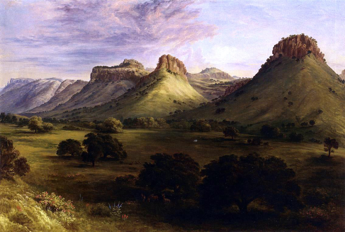 Henry Cheever Pratt View in the Canyon of the Coppermines, Santa Rita, New Mexico - Canvas Print