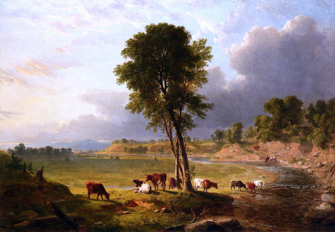 Asher Brown Durand View in the Catskills - Canvas Print