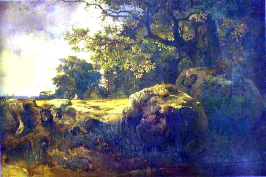 Alexei Kondratevich Savrasov View in the Neighbourhood of Oranienbaum - Canvas Print