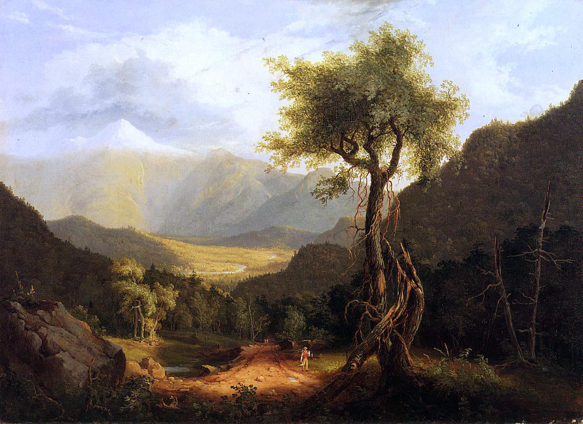 Thomas Cole View in the White Mountains - Canvas Print
